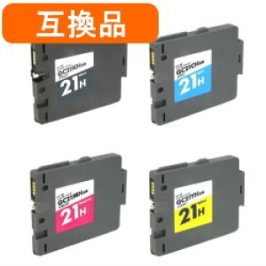 画像: GC21KH/CH/MH/YH 4色セット （互換品）