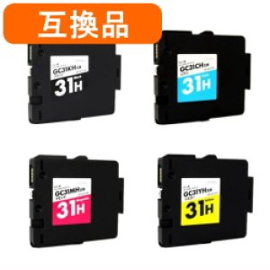 画像: GC31KH/CH/MH/YH 4色セット （互換品）